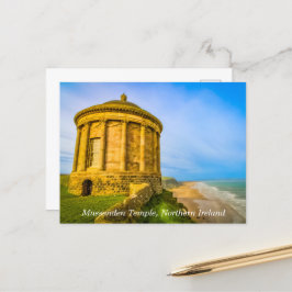 Tijdloze schoonheid van de Mussenden-tempel Feestdagenkaart