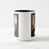 Tijdloze schoonheid van een majestueuze dame met e mok (Midden)