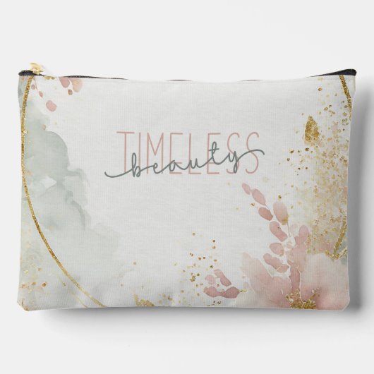 Tijdloze schoonheid – Zalara Luxe Tan & Gold Marbl Etui (Voorkant)