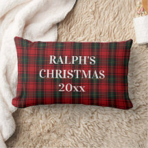 Tijdloze Schotse Plaid Rode Zwarte Ralph Kerstmis