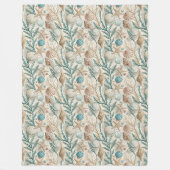 Tijdloze Seaside Blanket Breezy Nautical Touch Fleece Deken (Voorkant)