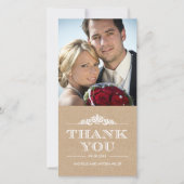 Tijdloze Sentiment Dank u kaarten - Craft (Voorkant)