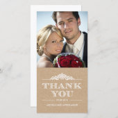 Tijdloze Sentiment Dank u kaarten - Craft (Voorkant / Achterkant)