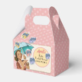 Tijdloze stijl paraplu bruidsauna favorietendoos bedankdoosjes (Achterkant)