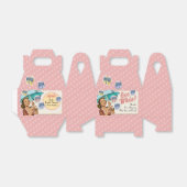 Tijdloze stijl paraplu bruidsfeest cadeauverpakkin bedankdoosjes (Uitgevouwen)