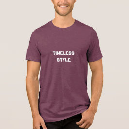 "Tijdloze stijl" Tri-Blend Shirt