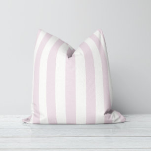 Tijdloze Strepen Pastel Roze Kussen