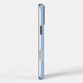 Tijdloze strepen zacht blauw Case-Mate iPhone case (Achterkant / Rechts)