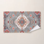Tijdloze Threads: Erfgoed Boho Marokkaanse geometr Bad Handdoek (Handdoek)