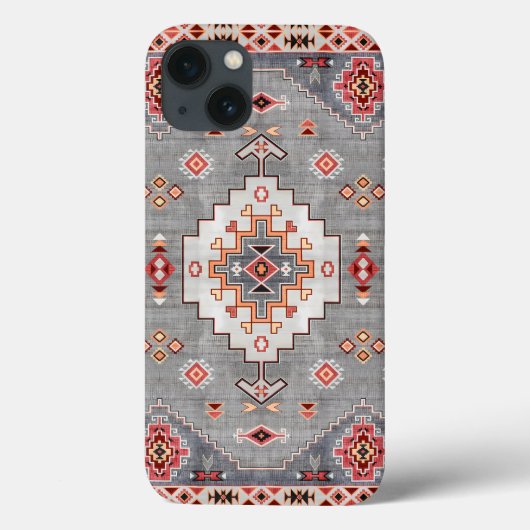 Tijdloze Threads: Erfgoed Boho Marokkaanse geometr Case-Mate iPhone Case (Achterkant)