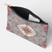 Tijdloze Threads: Erfgoed Boho Marokkaanse geometr Etui (Open)