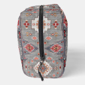 Tijdloze Threads: Erfgoed Boho Marokkaanse geometr Toilettasje (Rechts)