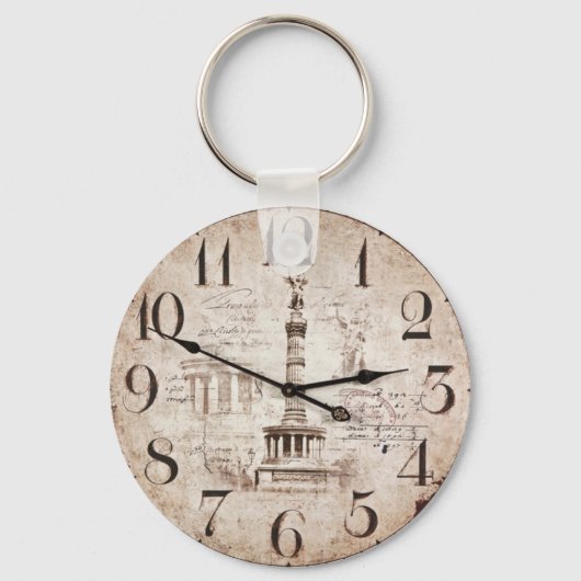 tijdloze tijdklok sleutelhanger (Achterkant)