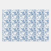 Tijdloze Toile Blossoms 3 Inpakpapier Vel (Voorkant 2)