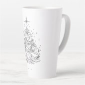 Tijdloze Tree Large Latte Mok | Vakantie Drinkware (Rechterhoek)