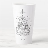 Tijdloze Tree Large Latte Mok | Vakantie Drinkware (Voorkant)