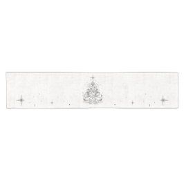 Tijdloze Tree Linen Look Table Runner | TCK&Co. Korte Tafelloper