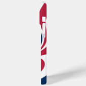 Tijdloze Trend: Blauwe, Rode & Witte Kaleidoscoop Case-Mate iPhone Case (Achterkant / Links)