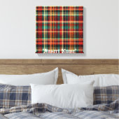 Tijdloze Tweed Canvas Afdruk (Insitu (Slaapkamer))