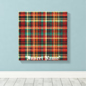 Tijdloze Tweed Canvas Afdruk (Insitu (Houten vloer))