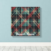 Tijdloze Tweed Canvas Afdruk (Insitu (Houten vloer))
