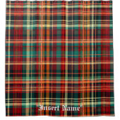 Tijdloze Tweed Douchegordijn (Voorkant)