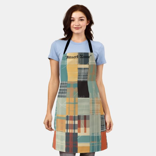 Tijdloze Tweed Schort (Gedragen)