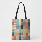 Tijdloze Tweed Tote Bag (Voorkant)
