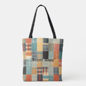 Tijdloze Tweed Tote Bag (Achterkant)
