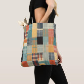 Tijdloze Tweed Tote Bag (Dichtbij)