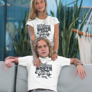 Tijdloze typografie: een retro T-shirt ontwerp