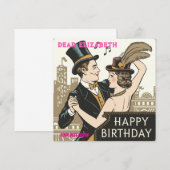 Tijdloze Uitstraling Verjaardagskaart Een Tijdloos Kaart (Voorkant / Achterkant)