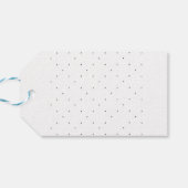 Tijdloze Valentijnselegantie Cadeaulabel (Achterkant Horizontaal)