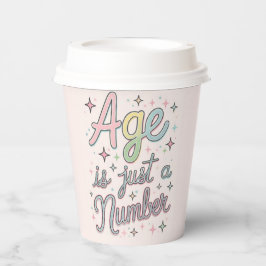 Tijdloze verjaardagskreet papieren bekers