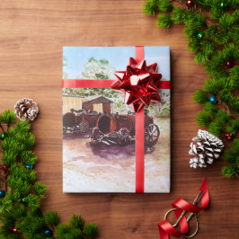 Tijdloze versnellingen cadeaupapier