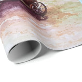 Tijdloze versnellingen cadeaupapier (Rol Hoek)