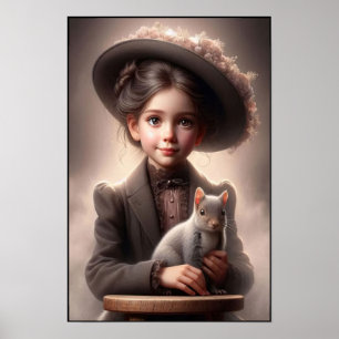 Tijdloze Victoriaanse Tijdperk Elegantie Muur Poster