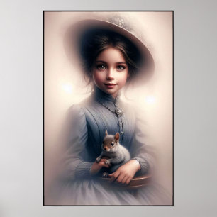 Tijdloze Victoriaanse Tijdperk Elegantie Muur Poster