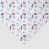 Tijdloze vierde juli gemberpot tissuepapier (Detail)