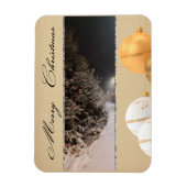 Tijdloze Vintage Kerstwensen Magneet (Verticaal)