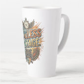 Tijdloze Vintage Latte Mok (Rechterhoek)