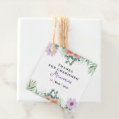 Tijdloze vriendschap bedankjes labels (In situ)