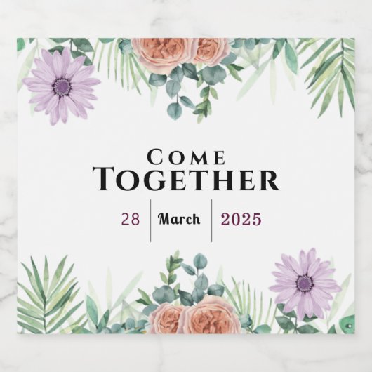 Tijdloze vriendschap bier etiket (Enkel label)