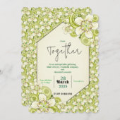 Tijdloze vriendschap met liefde kaart (Voorkant / Achterkant)