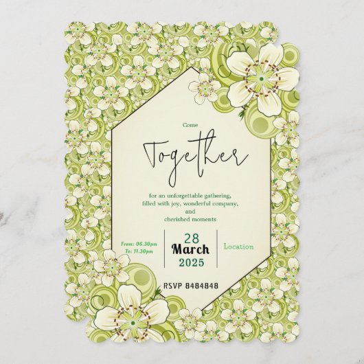 Tijdloze vriendschap met liefde kaart (Voorkant / Achterkant)