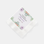 Tijdloze vriendschap servet (Hoek)