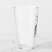 "Tijdloze Vrouwelijkheid" Elegant geëtst 16 oz. Gl Glas (Rechts)