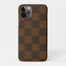 Tijdloze warme klassieke bruine en donkerbruine ru Case-Mate iPhone case