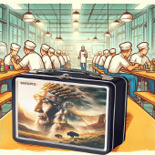 Tijdloze Warrior Sunset