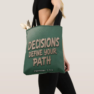 Tijdloze Wijsheid: Inspirerend Bijbelverzen Kunst Tote Bag